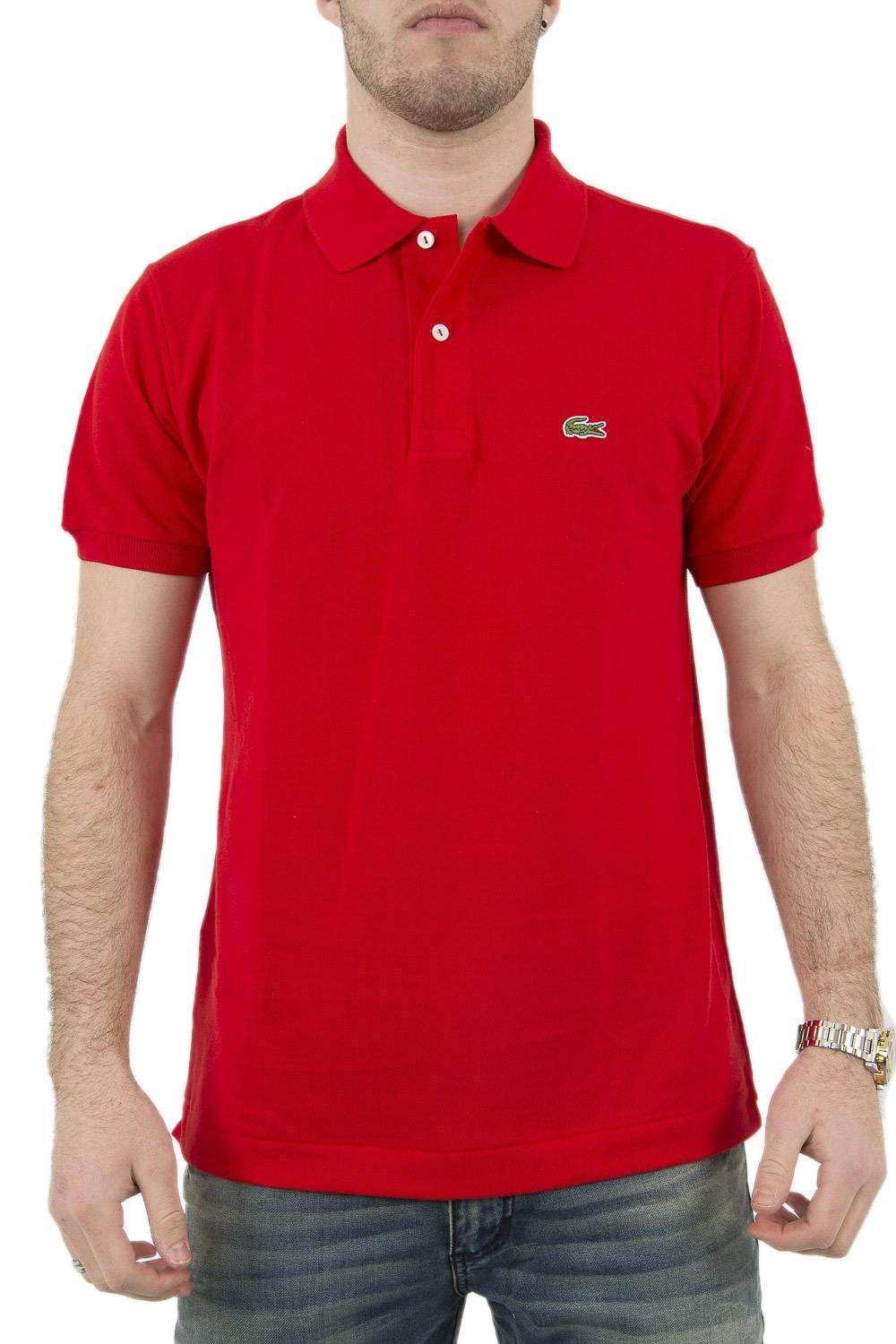 lacoste polo rouge